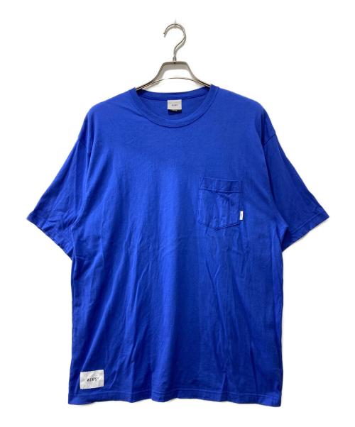 WTAPS（ダブルタップス）WTAPS (ダブルタップス) ポケットTシャツ ブルー サイズ:03の古着・服飾アイテム