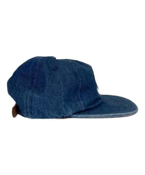 SUPREME（シュプリーム）Supreme (シュプリーム) Washed Denim S Logo 6-Panelキャップ インディゴの古着・服飾アイテム
