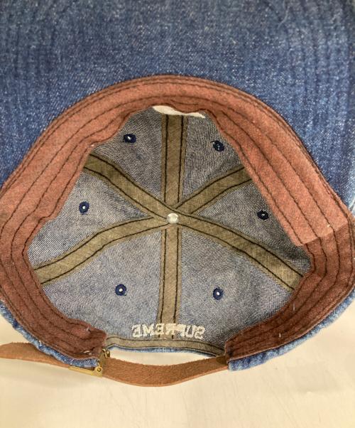 SUPREME（シュプリーム）Supreme (シュプリーム) Washed Denim S Logo 6-Panelキャップ インディゴの古着・服飾アイテム