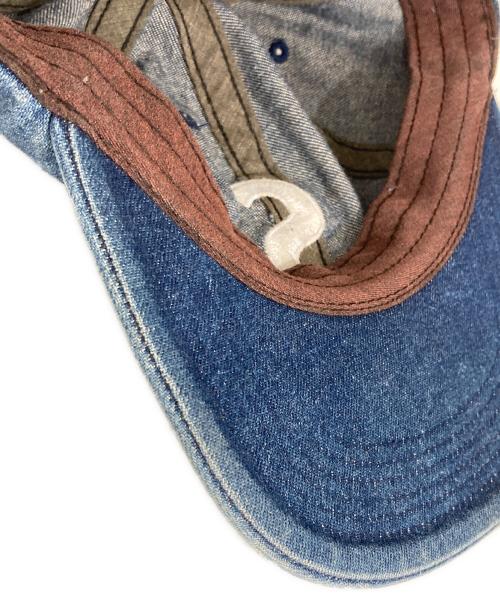 SUPREME（シュプリーム）Supreme (シュプリーム) Washed Denim S Logo 6-Panelキャップ インディゴの古着・服飾アイテム