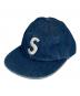 Supreme（シュプリーム）の古着「Washed Denim S Logo 6-Panelキャップ」｜インディゴ