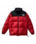 THE NORTH FACE（ザ ノース フェイス）の古着「ヌプシジャケット/ダウンジャケット」｜レッド