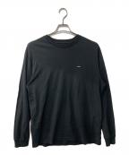 SUPREMEシュプリーム）の古着「スモールボックスロゴロングスリーブカットソー」｜ブラック