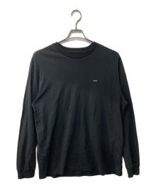 SUPREME（シュプリーム）の古着「スモールボックスロゴロングスリーブカットソー」｜ブラック