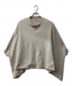 maturelyマチュアリー）の古着「Hem Cut Off Poncho Jersey」｜ベージュ