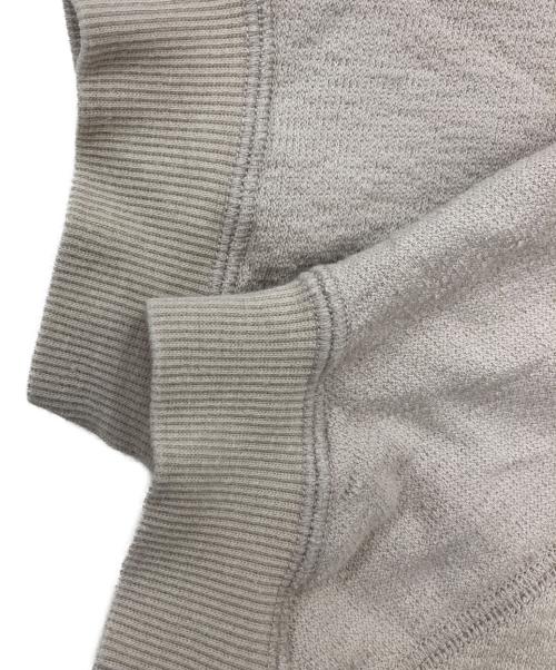 maturely（マチュアリー）maturely (マチュアリー) Hem Cut Off Poncho Jersey ベージュ サイズ:表記なしの古着・服飾アイテム