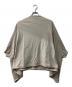 maturely (マチュアリー) Hem Cut Off Poncho Jersey ベージュ サイズ:表記なし：6000円
