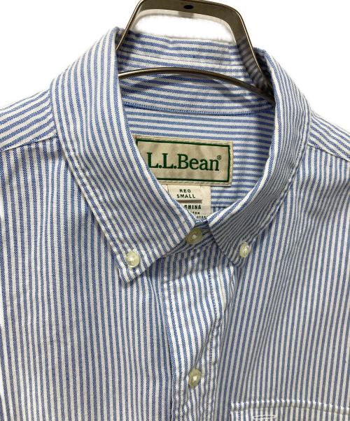 L.L.Bean（エルエルビーン）L.L.Bean (エルエルビーン) ストライプBDシャツ ブルー サイズ:Sの古着・服飾アイテム