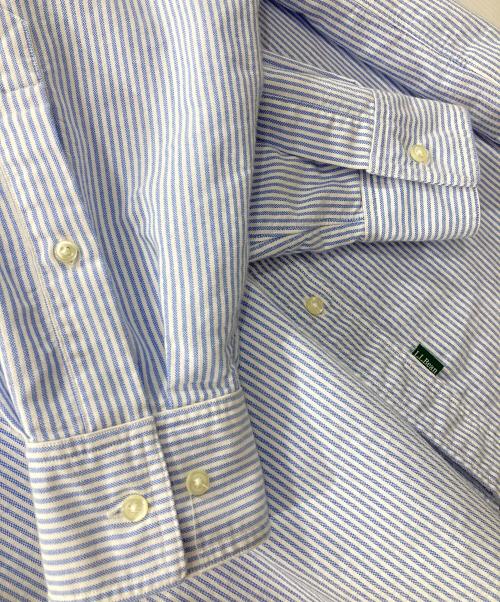 L.L.Bean（エルエルビーン）L.L.Bean (エルエルビーン) ストライプBDシャツ ブルー サイズ:Sの古着・服飾アイテム