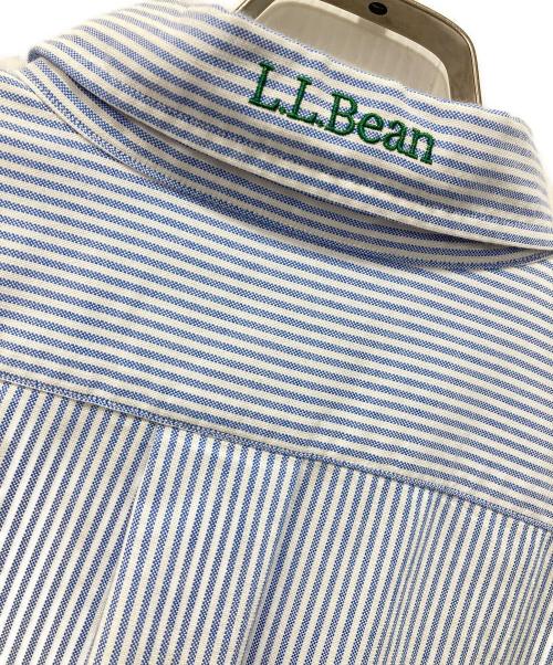 L.L.Bean（エルエルビーン）L.L.Bean (エルエルビーン) ストライプBDシャツ ブルー サイズ:Sの古着・服飾アイテム