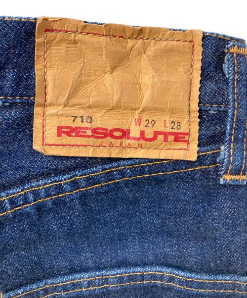 RESOLUTE（リゾルト）RESOLUTE (リゾルト) 710デニムパンツ インディゴ サイズ:29の古着・服飾アイテム