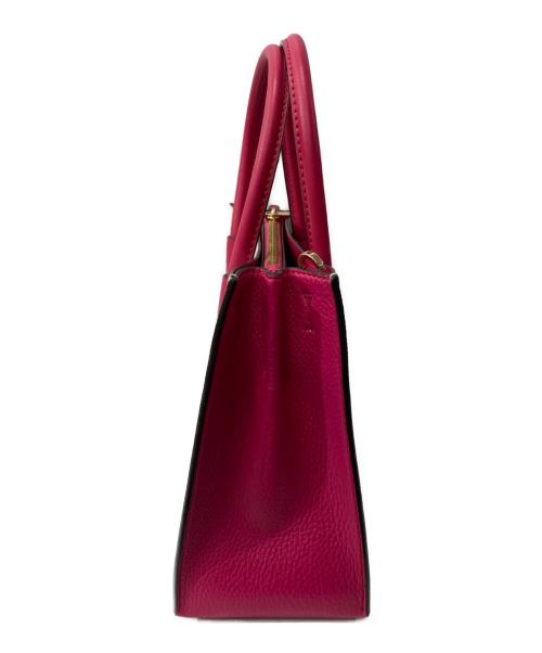 MICHAEL KORS（マイケルコース）MICHAEL KORS (マイケルコース) 2WAYショルダーバッグ ホワイト×ピンクの古着・服飾アイテム