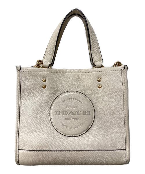 COACH（コーチ）COACH (コーチ) ショルダーバッグ/デンプシー トート 22 ウィズ コーチ パッチ ベージュの古着・服飾アイテム