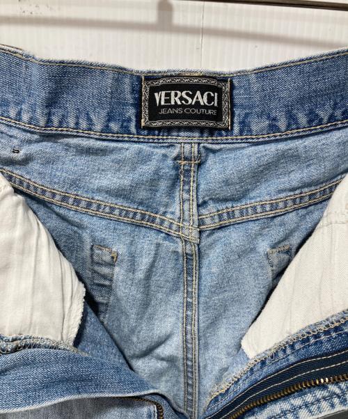 VERSACE JEANS COUTURE（ヴェルサーチ ジーンズクチュール）VERSACE JEANS COUTURE (ヴェルサーチ ジーンズクチュール) デニムパンツ インディゴ サイズ:印字消えの古着・服飾アイテム