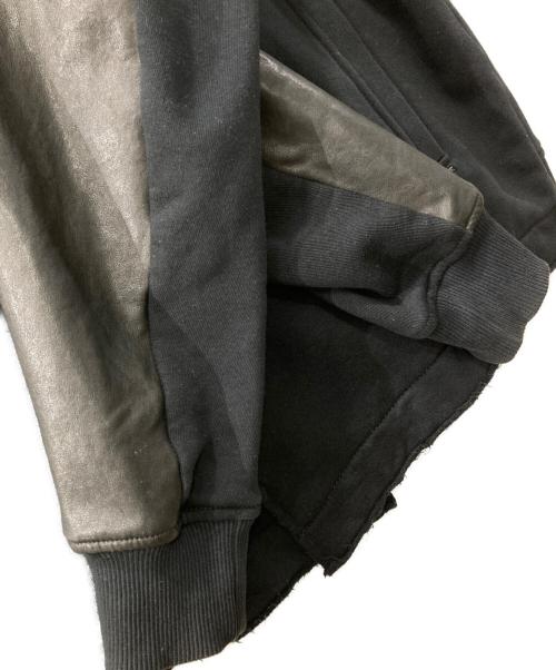DIESEL（ディーゼル）DIESEL (ディーゼル) 切替パーカー ブラック サイズ:XLの古着・服飾アイテム