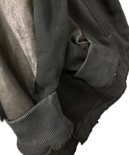 DIESEL（ディーゼル）DIESEL (ディーゼル) 切替パーカー ブラック サイズ:XLの古着・服飾アイテム