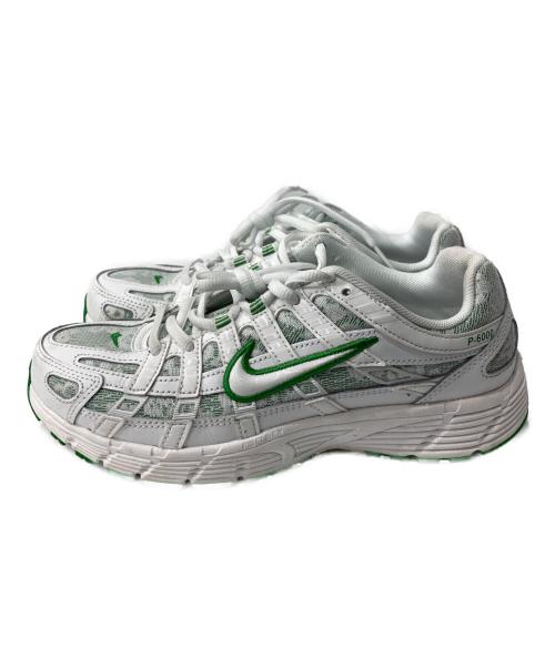 NIKE（ナイキ）NIKE (ナイキ) W P-6000 ホワイト×グリーン サイズ:24.5ｃｍの古着・服飾アイテム