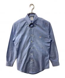 BROOKS BROTHERS 346（ブルックスブラザーズ 346）の古着「ボタンダウンシャツ」｜ネイビー