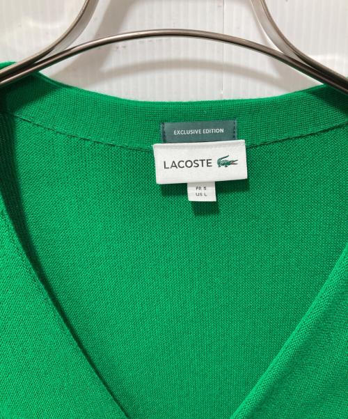 LACOSTE（ラコステ）LACOSTE (ラコステ) カーディガン グリーン サイズ:Lの古着・服飾アイテム