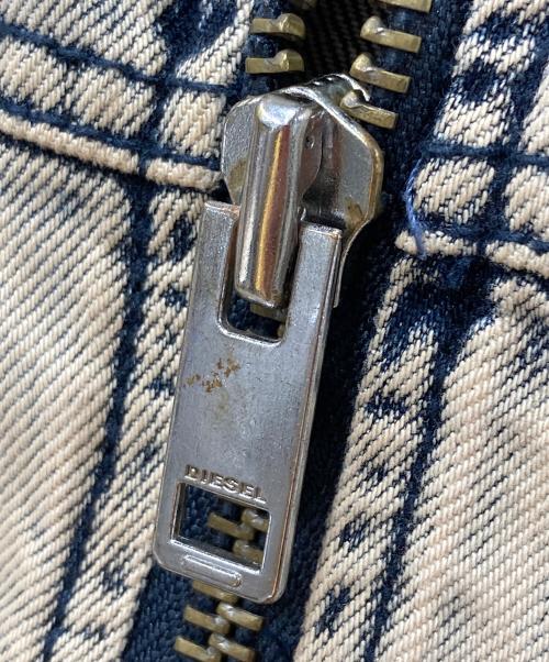 DIESEL（ディーゼル）DIESEL (ディーゼル) ジップデニムジャケット ベージュ サイズ:Sの古着・服飾アイテム