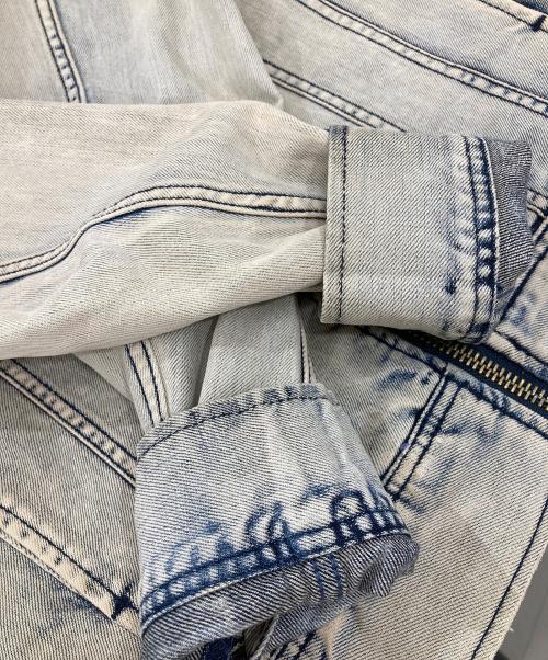 DIESEL（ディーゼル）DIESEL (ディーゼル) ジップデニムジャケット ベージュ サイズ:Sの古着・服飾アイテム