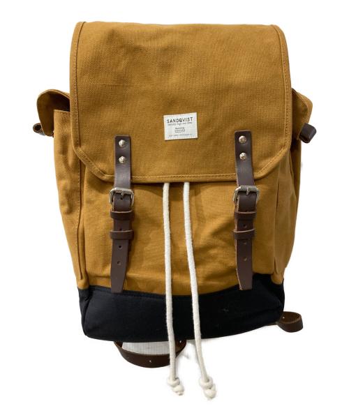 SANDQVIST（サンドクヴィスト）sandqvist (サンドクヴィスト) リュック/WAXD CANVAS ブラウンの古着・服飾アイテム