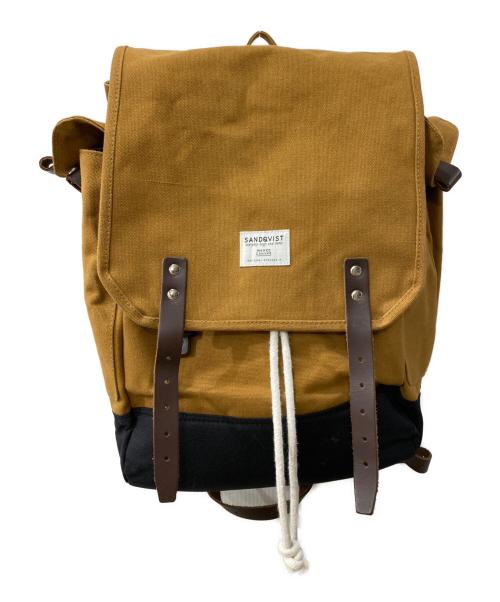SANDQVIST（サンドクヴィスト）sandqvist (サンドクヴィスト) リュック/WAXD CANVAS ブラウンの古着・服飾アイテム