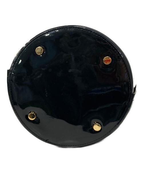 MARY AL TERNA（メアリオルターナ）MARY AL TERNA (メアリオルターナ) エナメルバケツハンドバッグ ブラックの古着・服飾アイテム