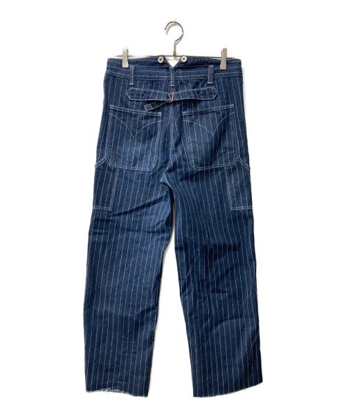 OKONKWO（オコンクウォ）okonkwo (オコンクウォ) シンチバックデニムパンツ インディゴ サイズ:Sの古着・服飾アイテム