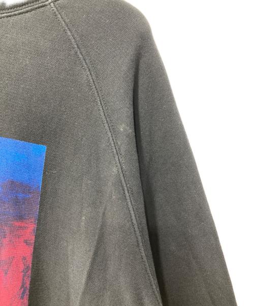 HERON PRESTON（ヘロンプレストン）HERON PRESTON (ヘロンプレストン) プリントパーカー ブラック サイズ:Mの古着・服飾アイテム