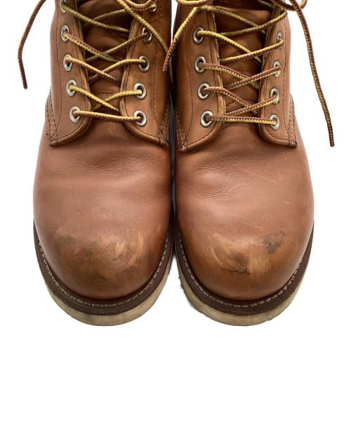 RED WING（レッドウィング）RED WING (レッドウィング) 6インチプレーントゥブーツ /D/USA製 ブラウン サイズ:USA：7Dの古着・服飾アイテム
