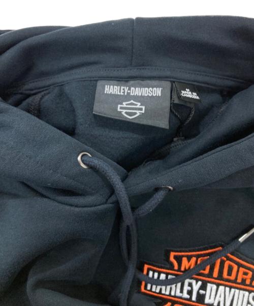 HARLEY-DAVIDSON（ハーレーダビッドソン）HARLEY-DAVIDSON (ハーレーダビッドソン) ライジングイーグルフーディ ブラック サイズ:M 未使用品の古着・服飾アイテム