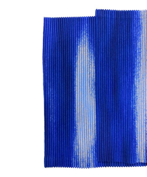 ISSEY MIYAKE FETE（イッセイミヤケフェット）ISSEY MIYAKE FETE (イッセイミヤケフェット) プリーツカーディガン ブルー サイズ:02の古着・服飾アイテム