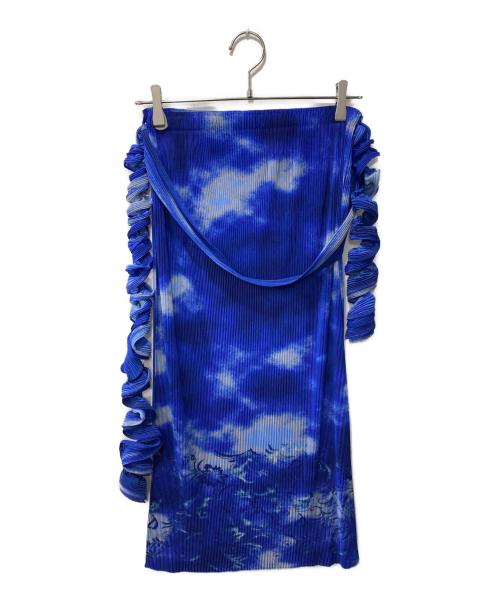 ISSEY MIYAKE FETE（イッセイミヤケフェット）ISSEY MIYAKE FETE (イッセイミヤケフェット) プリーツスカート ブルー サイズ:02の古着・服飾アイテム