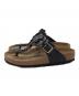 BIRKENSTOCK (ビルケンシュトック) レザーサンダル/ギゼ フラワー エンベリッシュメント ブラウン サイズ:36：7000円