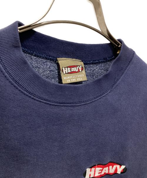 HEAVY（ヘビー）HEAVY (ヘビー) 90s－00s/スウェット/ナス紺/USA製 ネイビー サイズ:Mの古着・服飾アイテム