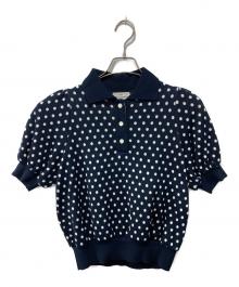 YORI（ヨリ）の古着「25SS/マリンドットパフポロニット」｜ネイビー