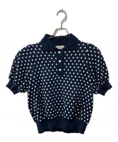 中古・古着通販】yori (ヨリ) 25SS/マリンドットパフポロニット