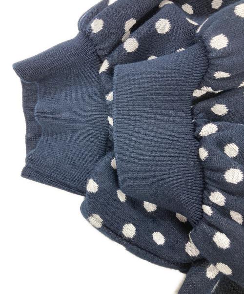 YORI（ヨリ）yori (ヨリ) 25SS/マリンドットパフポロニット ネイビー サイズ:FREEの古着・服飾アイテム
