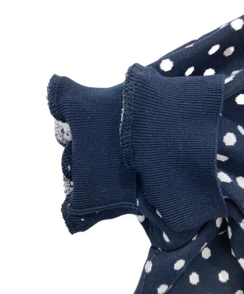 YORI（ヨリ）yori (ヨリ) 25SS/マリンドットパフポロニット ネイビー サイズ:FREEの古着・服飾アイテム