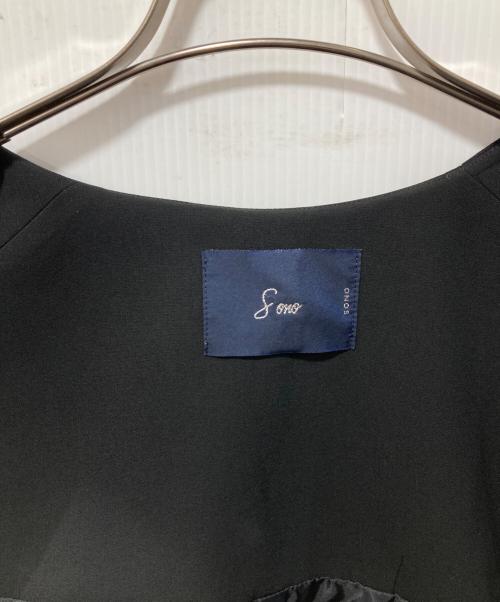 Sono（ソーノ）Sono (ソーノ) ロングジレ ブラック サイズ:1の古着・服飾アイテム