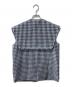 yori (ヨリ) 25SS/セーラーリボンギンガムツイードジレ ネイビー サイズ:F：16000円