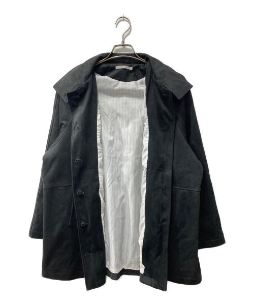 KBF（ケービーエフ）KBF (ケービーエフ) ピーチスキンカバーオール ブラック サイズ:FREEの古着・服飾アイテム
