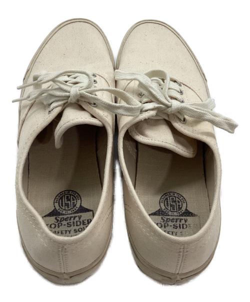 SPERRY TOP-SIDER（スペリートップサイダー）SPERRY TOP-SIDER (スペリートップサイダー) キャンバス ロー カットスニーカー ベージュ サイズ:USA:8の古着・服飾アイテム