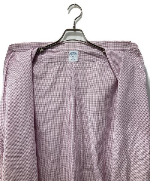 BROOKS BROTHERS 346（ブルックスブラザーズ 346）BROOKS BROTHERS 346 (ブルックスブラザーズ 346) チェックシャツ レッド サイズ:17の古着・服飾アイテム