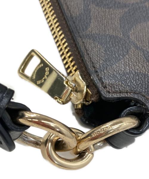 COACH（コーチ）COACH (コーチ) シグネチャーショルダーバッグ ブラウンの古着・服飾アイテム