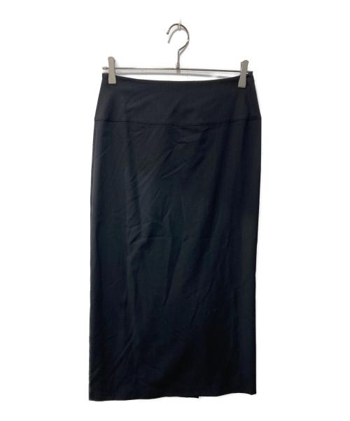YOHJI YAMAMOTO（ヨウジヤマモト）YOHJI YAMAMOTO (ヨウジヤマモト) ロングタイトスカート ブラック サイズ:1の古着・服飾アイテム