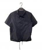 GRAMICCI×FREAK'S STOREグラミチ×フリークスストア）の古着「オープンカラー ナイロンギミックシャツ」｜ブラック