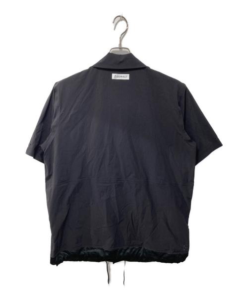 GRAMICCI（グラミチ）GRAMICCI (グラミチ) FREAK'S STORE (フリークスストア) オープンカラー ナイロンギミックシャツ ブラック サイズ:Lの古着・服飾アイテム