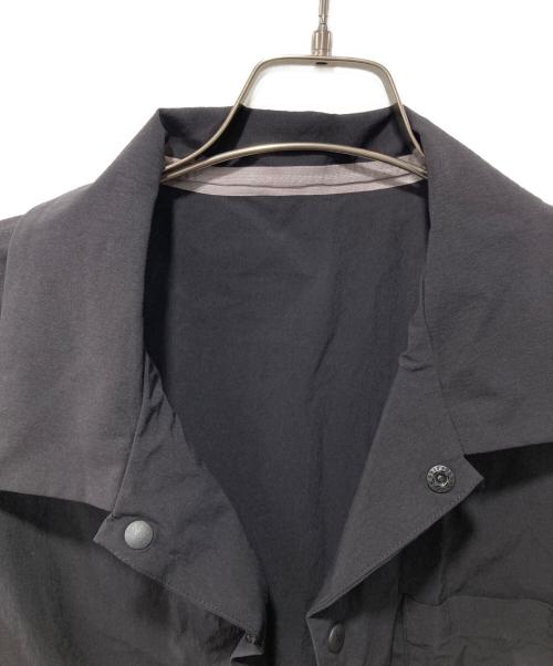 GRAMICCI（グラミチ）GRAMICCI (グラミチ) FREAK'S STORE (フリークスストア) オープンカラー ナイロンギミックシャツ ブラック サイズ:Lの古着・服飾アイテム